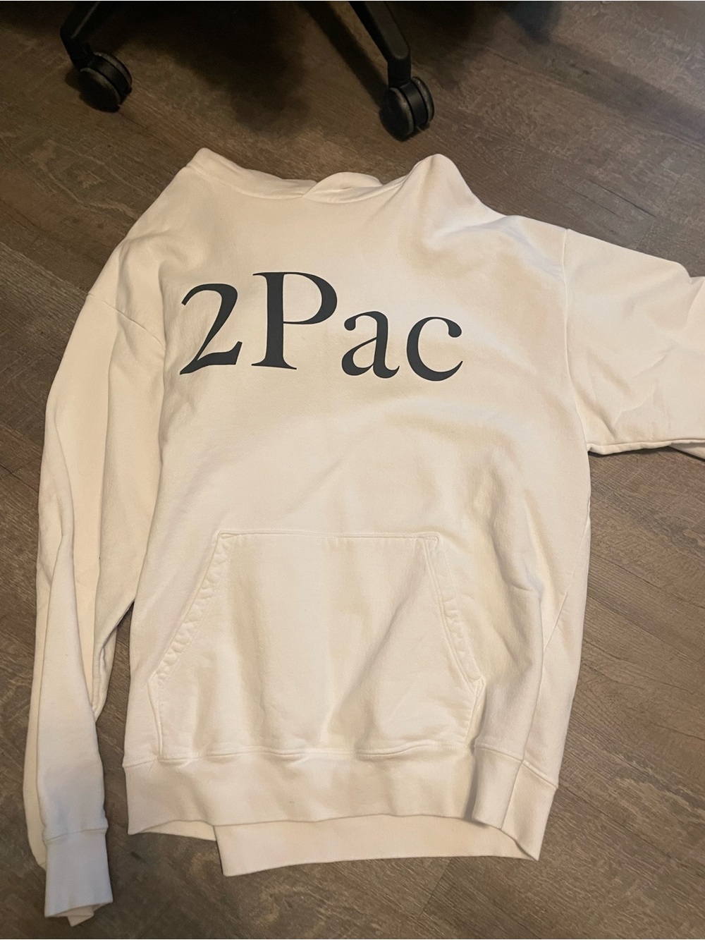 2Pac Logo Crewneck Sweatshirt in White